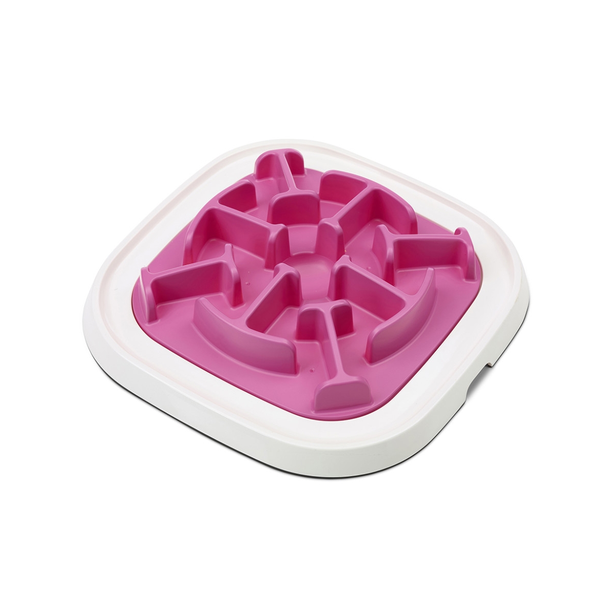 Savic Enigma bļoda kaķiem un suņiem, 32x32x6,5cm, rozā - Produkta attēls