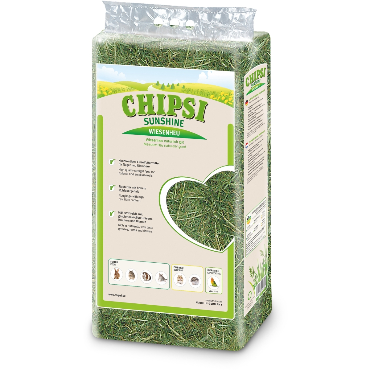 Chipsi Sunshine siens mazajiem dzīvniekiem 1kg - Produkta attēls