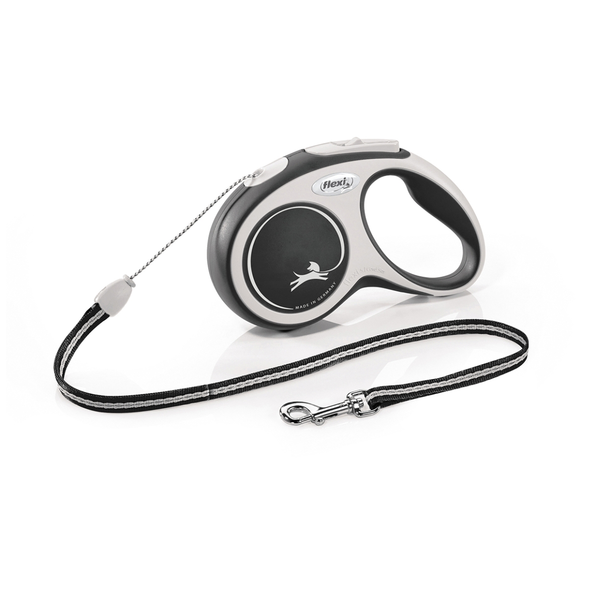 FLEXI New Comfort virves pavada suņiem, M, 5m, melna - Produkta attēls