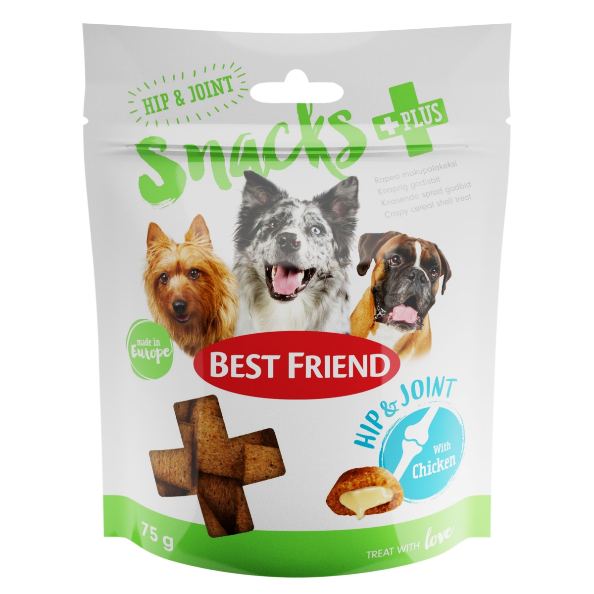 Best Friend Hip&Joiny uzkoda suņiem, 75 g - Produkta attēls