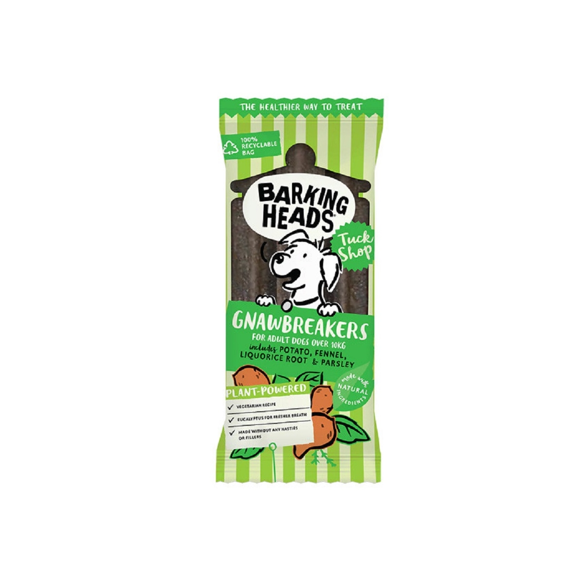 BARKING HEADS Gnawbreakers kārumi suņiem, 200g - Produkta attēls