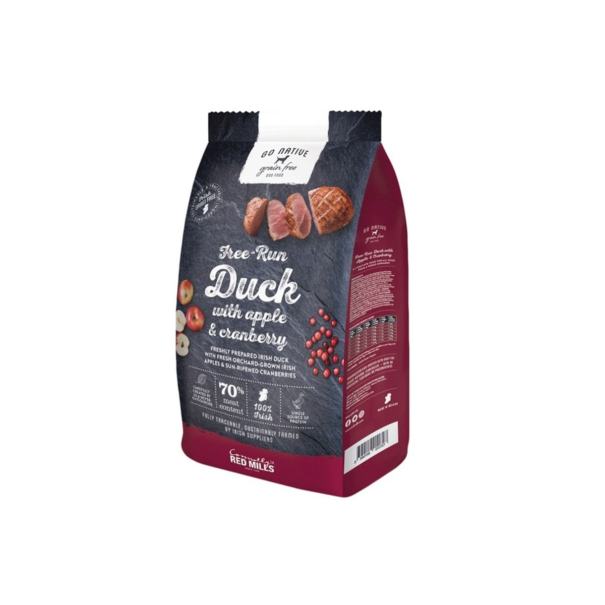 GO NATIVE sausā barība suņiem, pīle/āboli/dzērvenes, 4kg - Produkta attēls