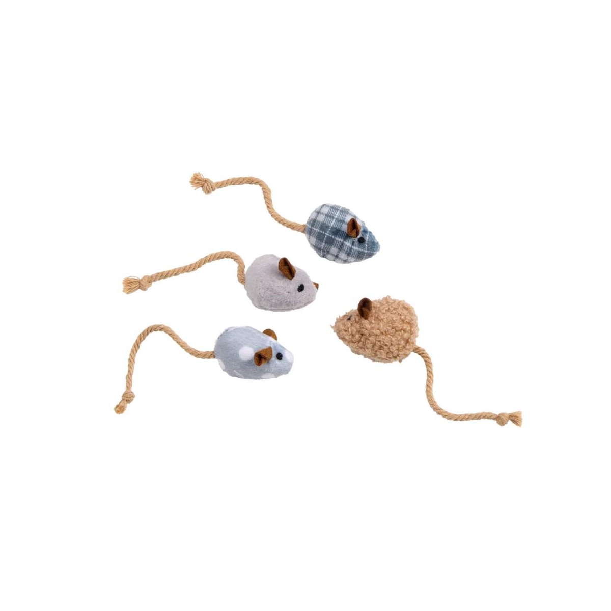 LITTLE & BIGGER Seasons Mouse rotaļleta kaķiem, 4gb - Produkta attēls