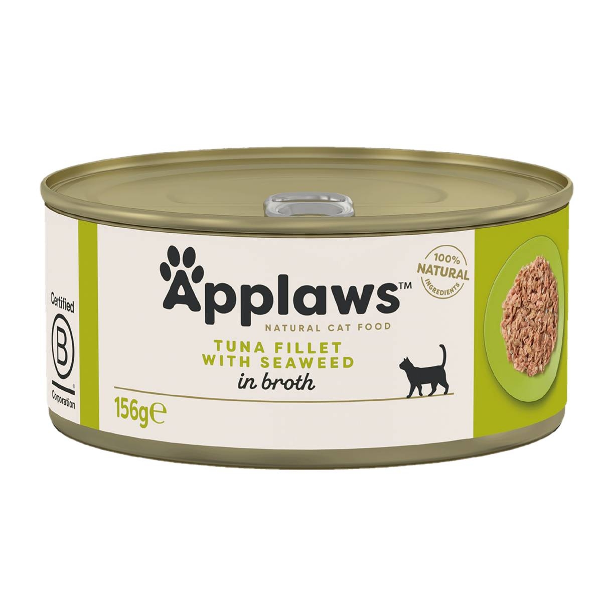 APPLAWS mitrā barība kaķiem, tuncis/jūraszāles buljonā, 70g - Produkta attēls