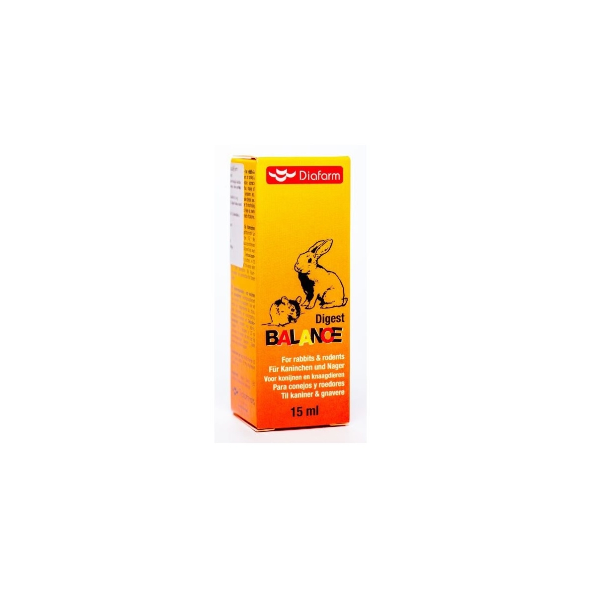 Diafarm Digest Balance papildbarība trušiem/grauzējiem 15ML - Produkta attēls