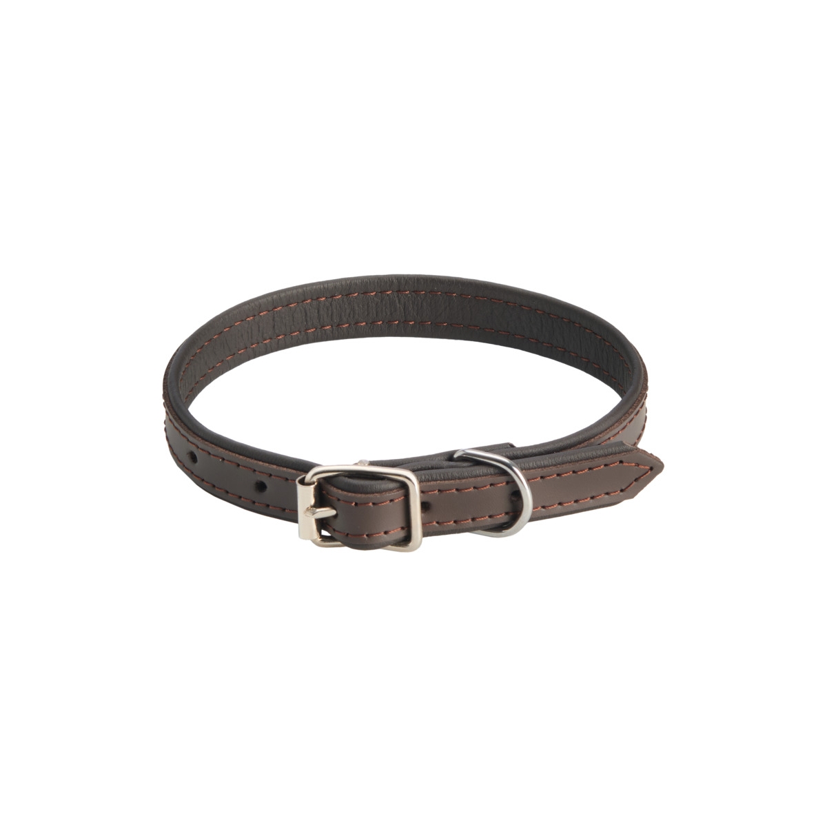 FEEL LEATHER Basic kakla siksna suņiem, 50cm, brūna - Produkta attēls