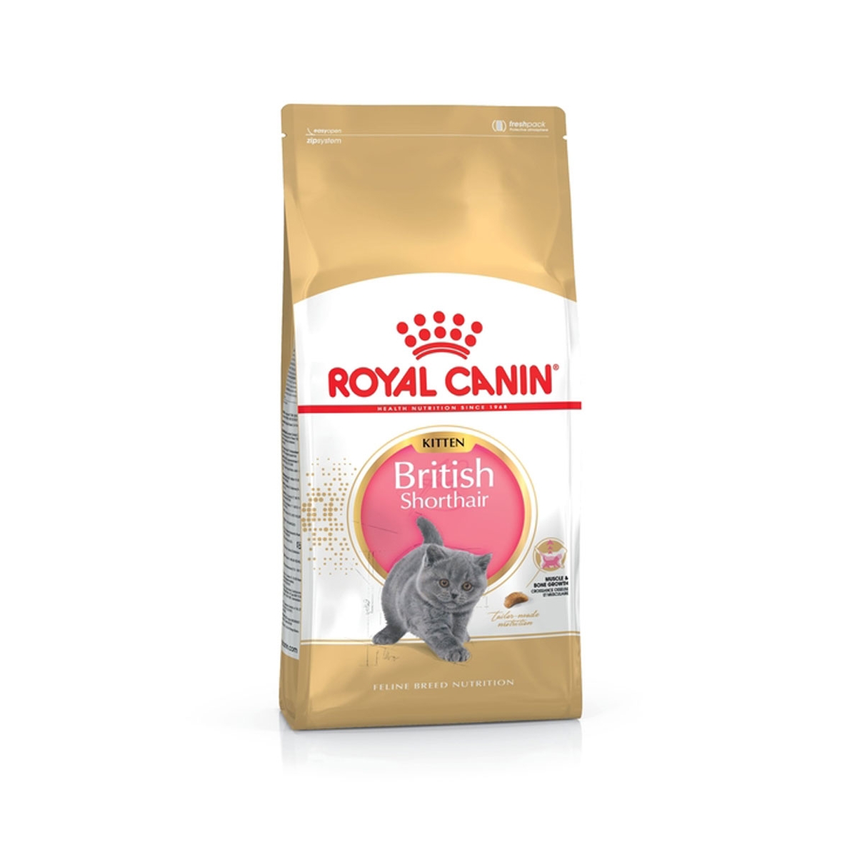 ROYAL CANIN sausā barība Britu īsspalvainās šķirnes kaķēniem, 400g - Produkta attēls