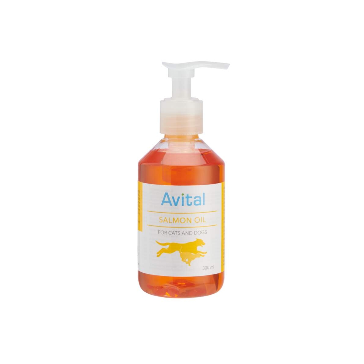 AVITAL laša eļļa, suņiem un kaķiem, 300 ml - Produkta attēls