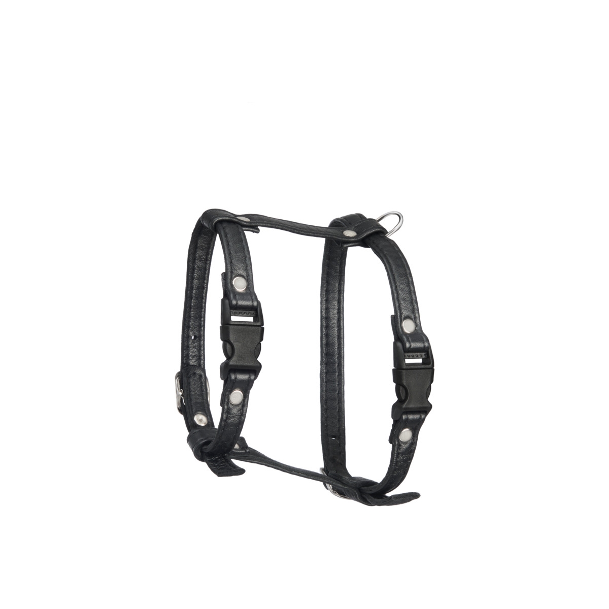 FEEL LEATHER Meow krūšu siksna kaķiem, S, melna - Produkta attēls