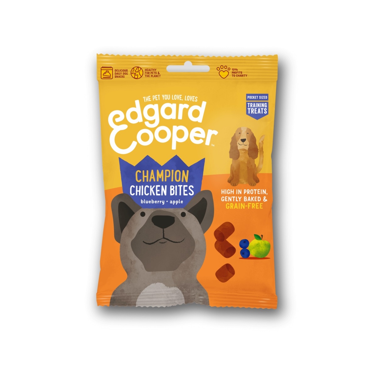 EDGARD COOPER suņu kārumi vista gabaliņi, 50g - Produkta attēls