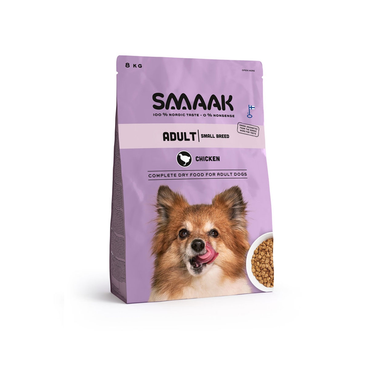 SMAAK Small sausā barība suņiem, vista, 8kg - Produkta attēls