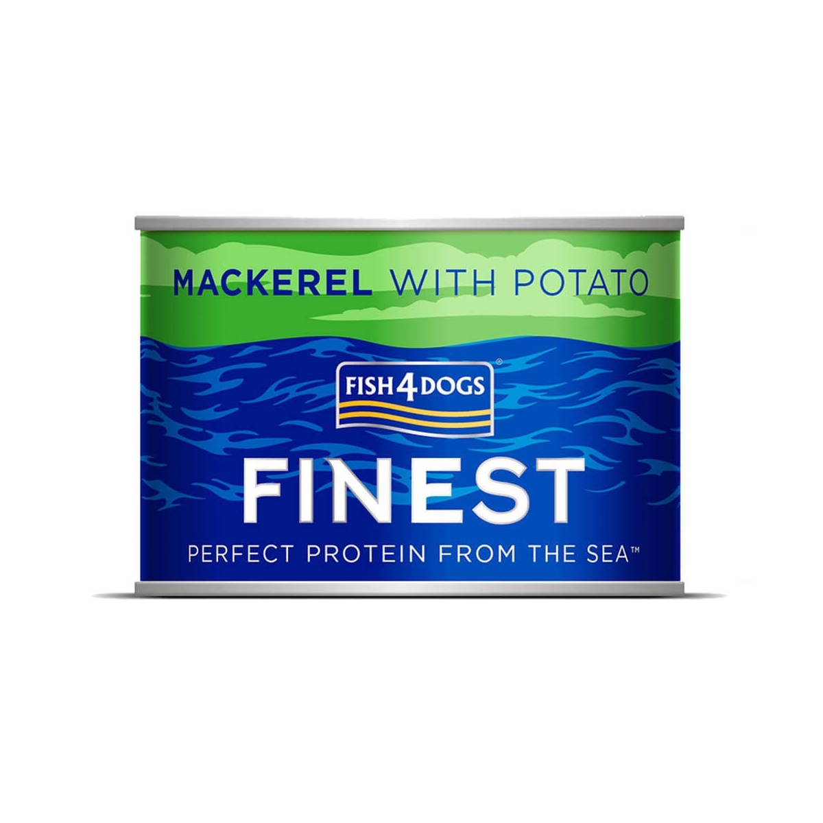 FISH4DOGS Finest mitrā barība suņiem, skumbrija/kartupeļi, 185 g - Produkta attēls