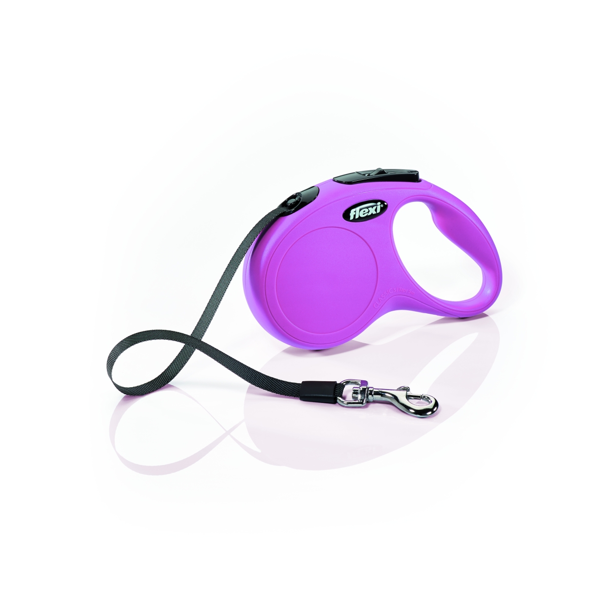 Flexi Classic Compact pavada, S/5m, rozā - Produkta attēls
