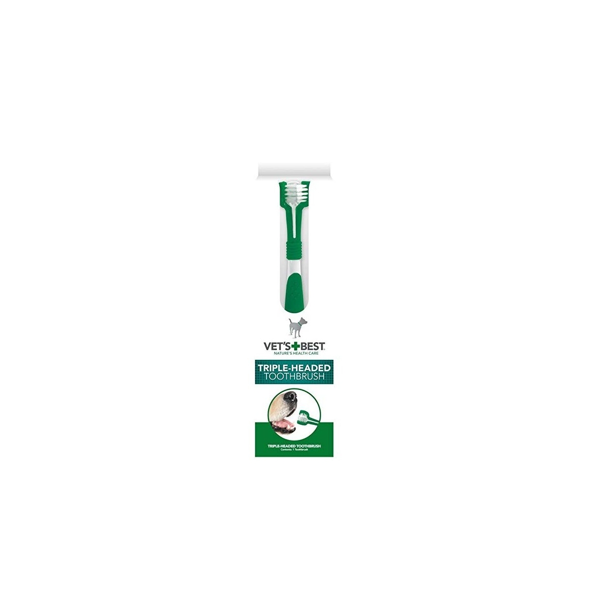 Vet's Best Triple Headed zobu suka - Produkta attēls