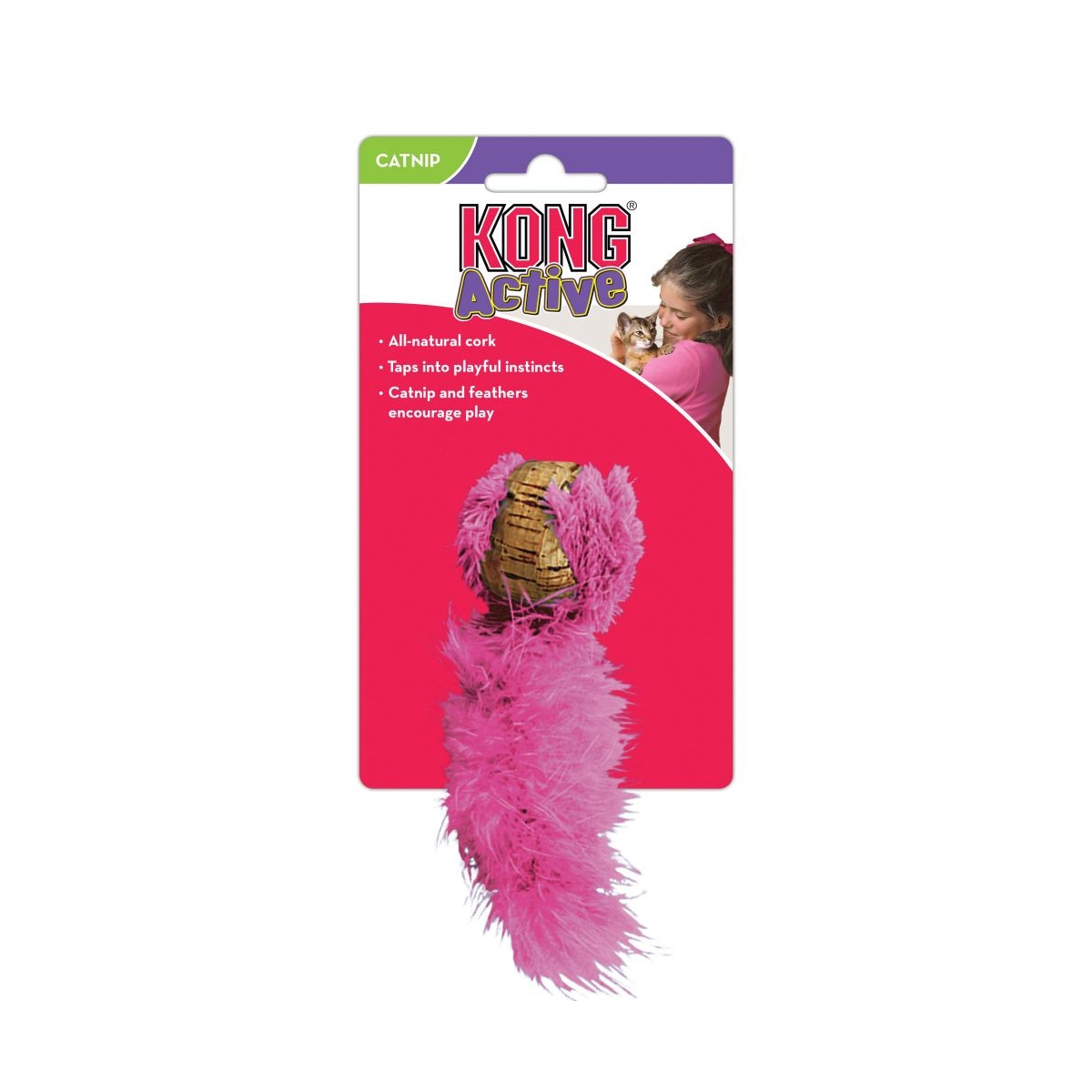 KONG Active rotaļlieta ar korķi kaķiem - Produkta attēls