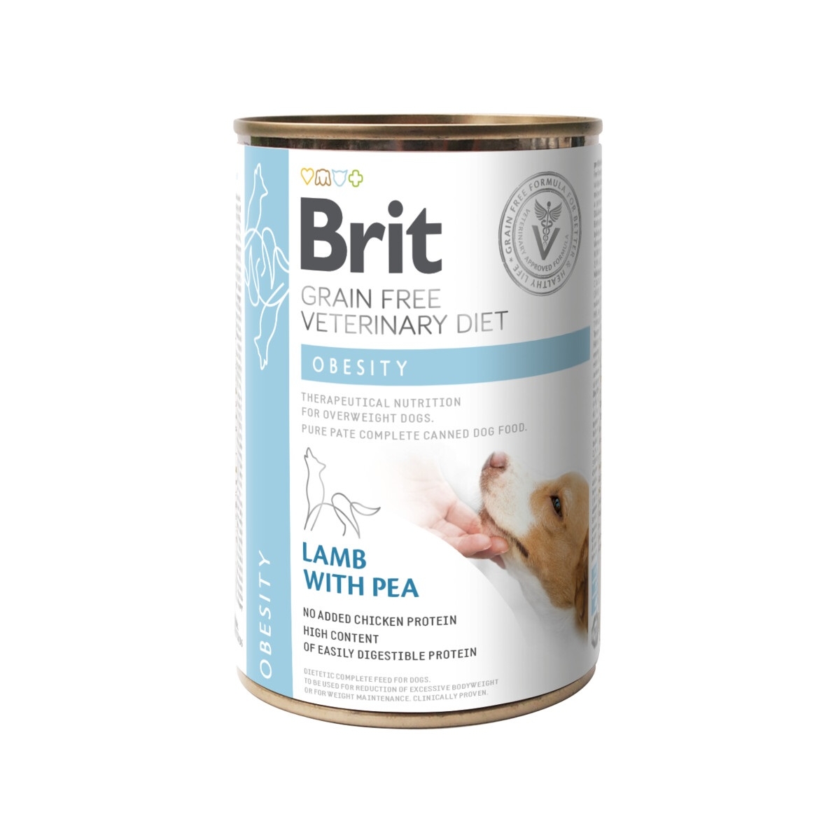 BRIT GF Obesity mitrā barība suņiem, jērs/zirņi, 400g - Produkta attēls
