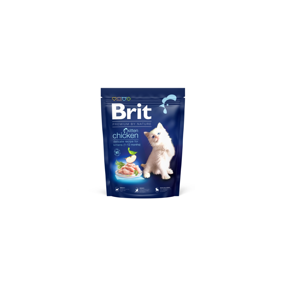 Brit Premium sausā barība kaķēniem, vista, 300g - Produkta attēls