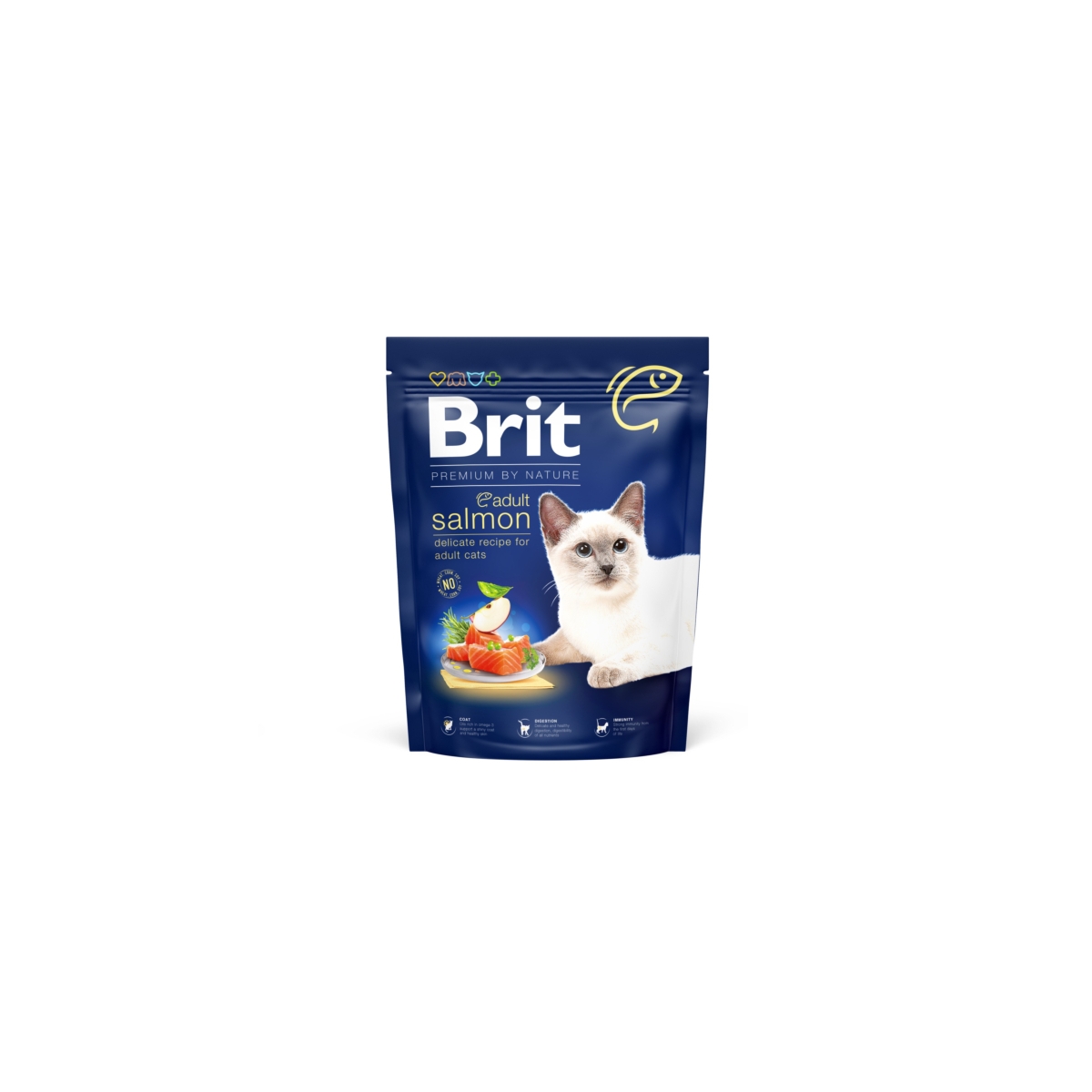 BRIT Premium sausā barība kaķiem, lasis, 300g - Produkta attēls