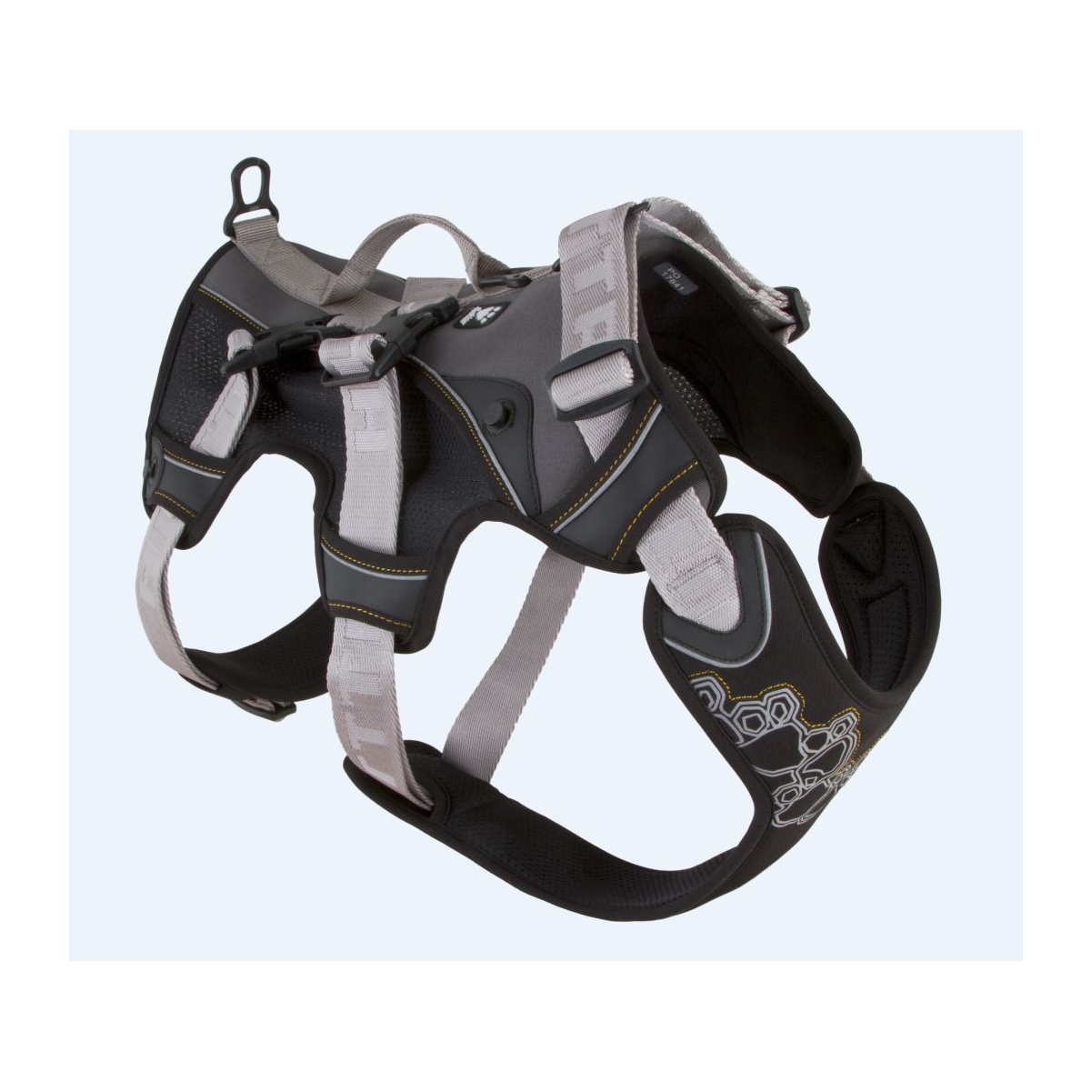 Hurtta Trail krūšu siksna suņiem, S izmērs, 55-75 cm, melna - Produkta attēls