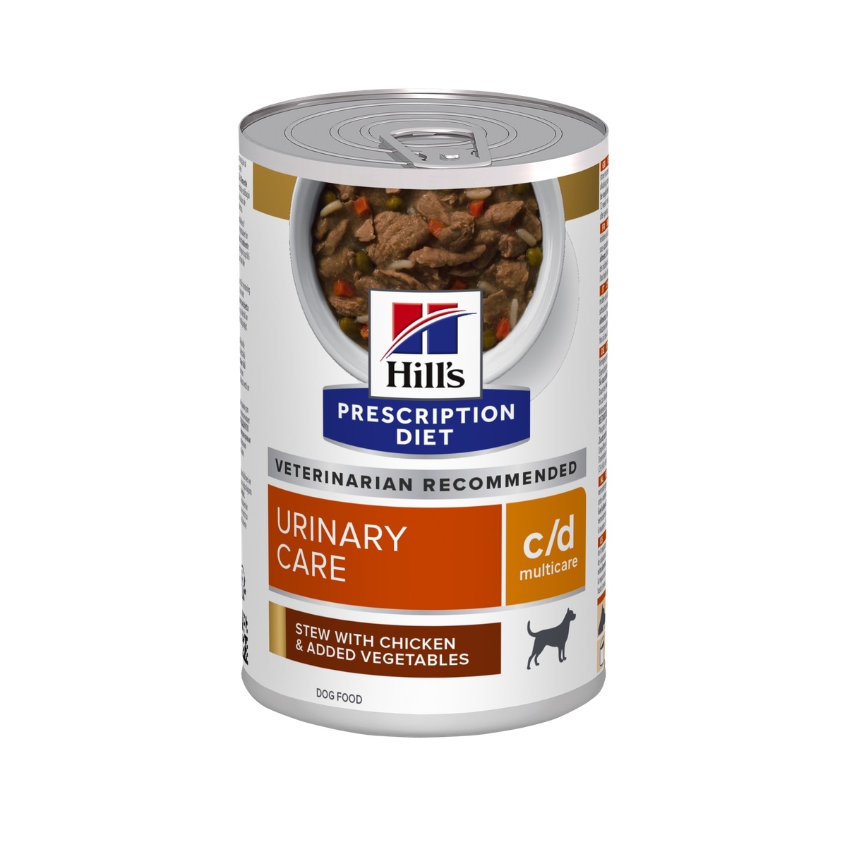 HILL'S PD c/d UriMulticare mitrā barība suņiem,vista/dārzeņi, 354G - Produkta attēls
