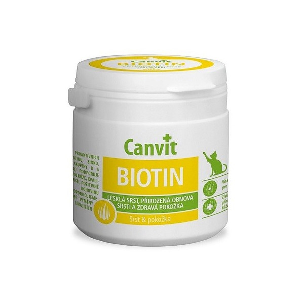 CANVIT Biotin vitamīnu un  minerālvielu komplekss kaķiem, N100 - Produkta attēls