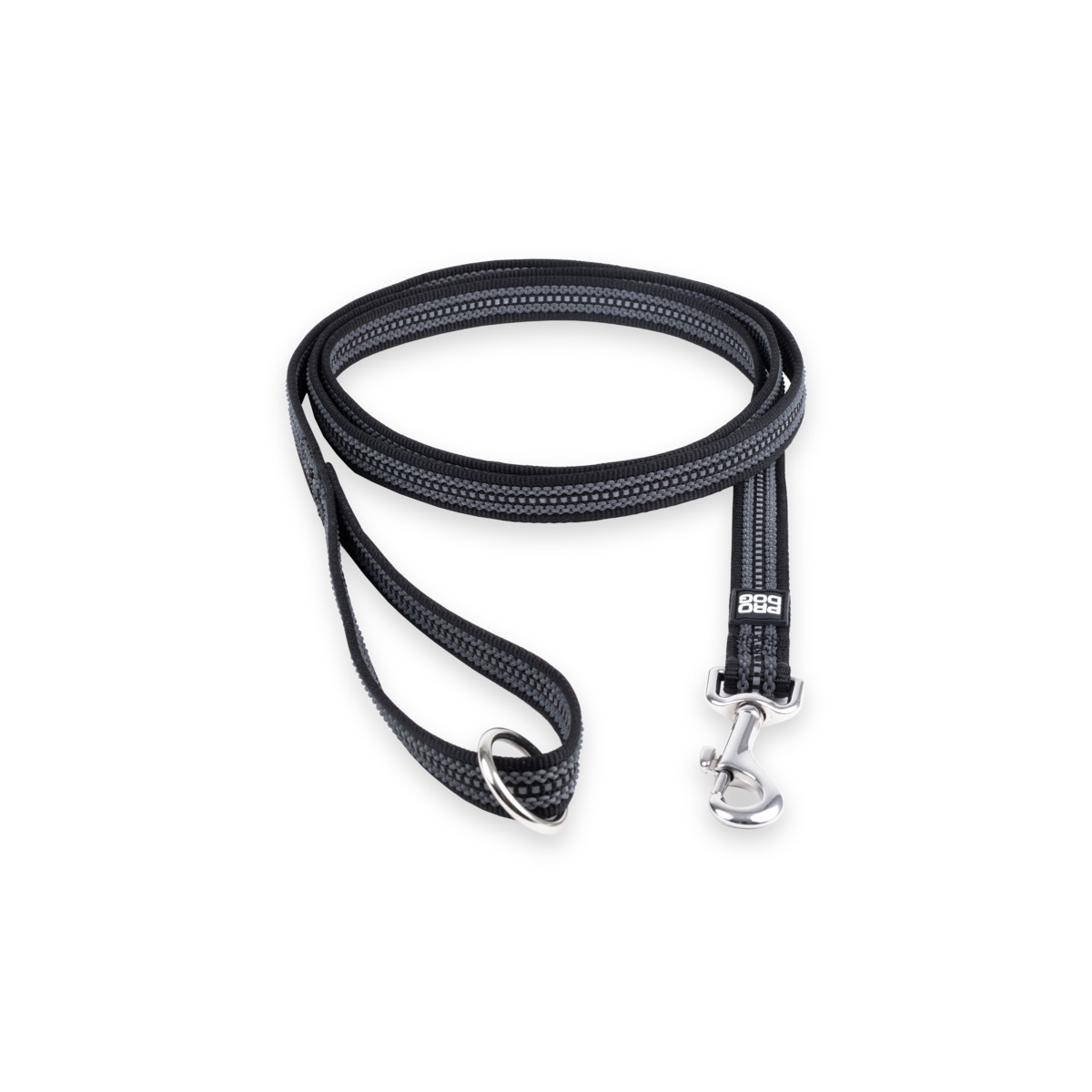 PRO DOG Grip atstarojoša pavada suņiem, 1,5 x 180cm, melna - Produkta attēls