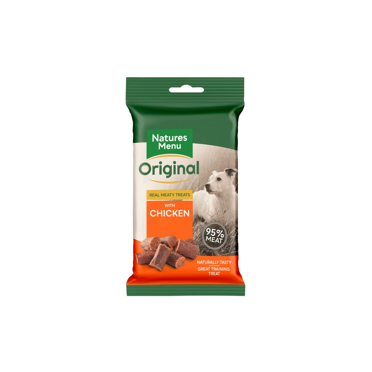 NATURES MENU gardumi suņiem, vista/cūkgaļa, 60g - Produkta attēls