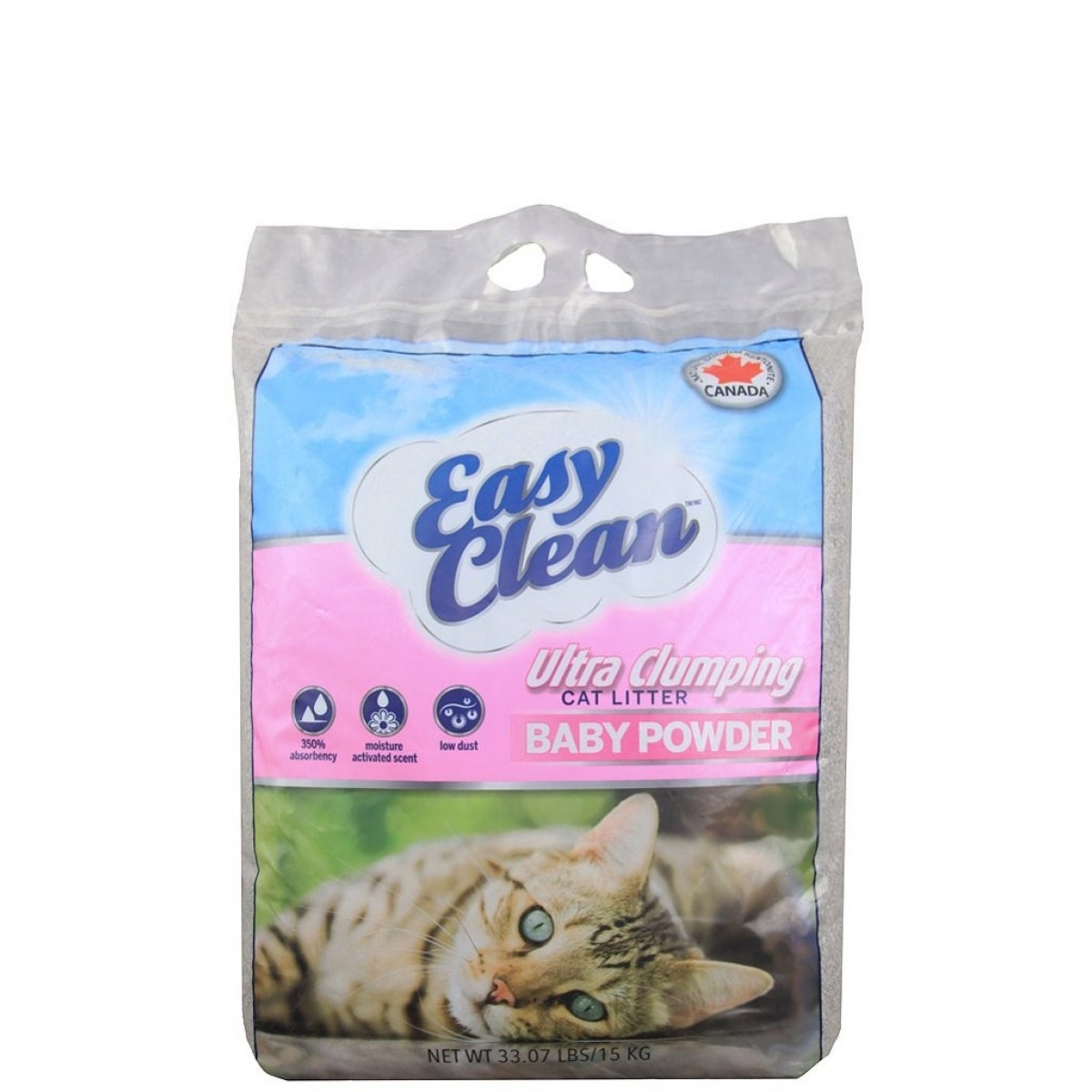 EASY CLEAN baby Powder pakaiši kaķu tualetei 15kg - Produkta attēls