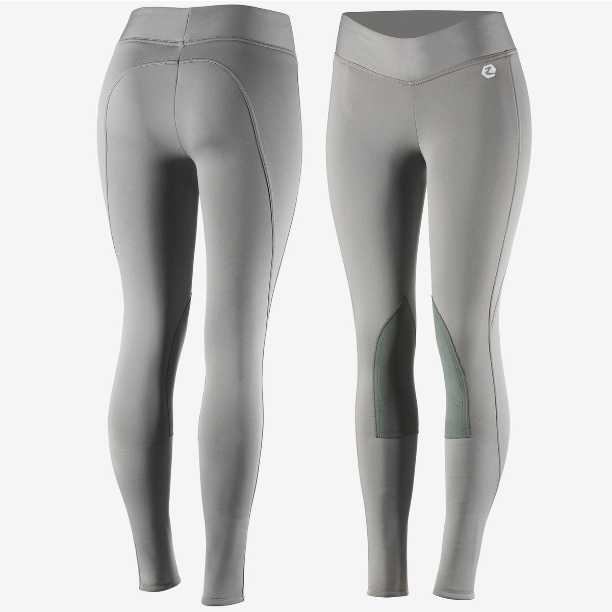 HORZE NAISTE RETUUSID ACTIVE KNEE-PATCH WINTER 34 KHAKI # - Produkta attēls