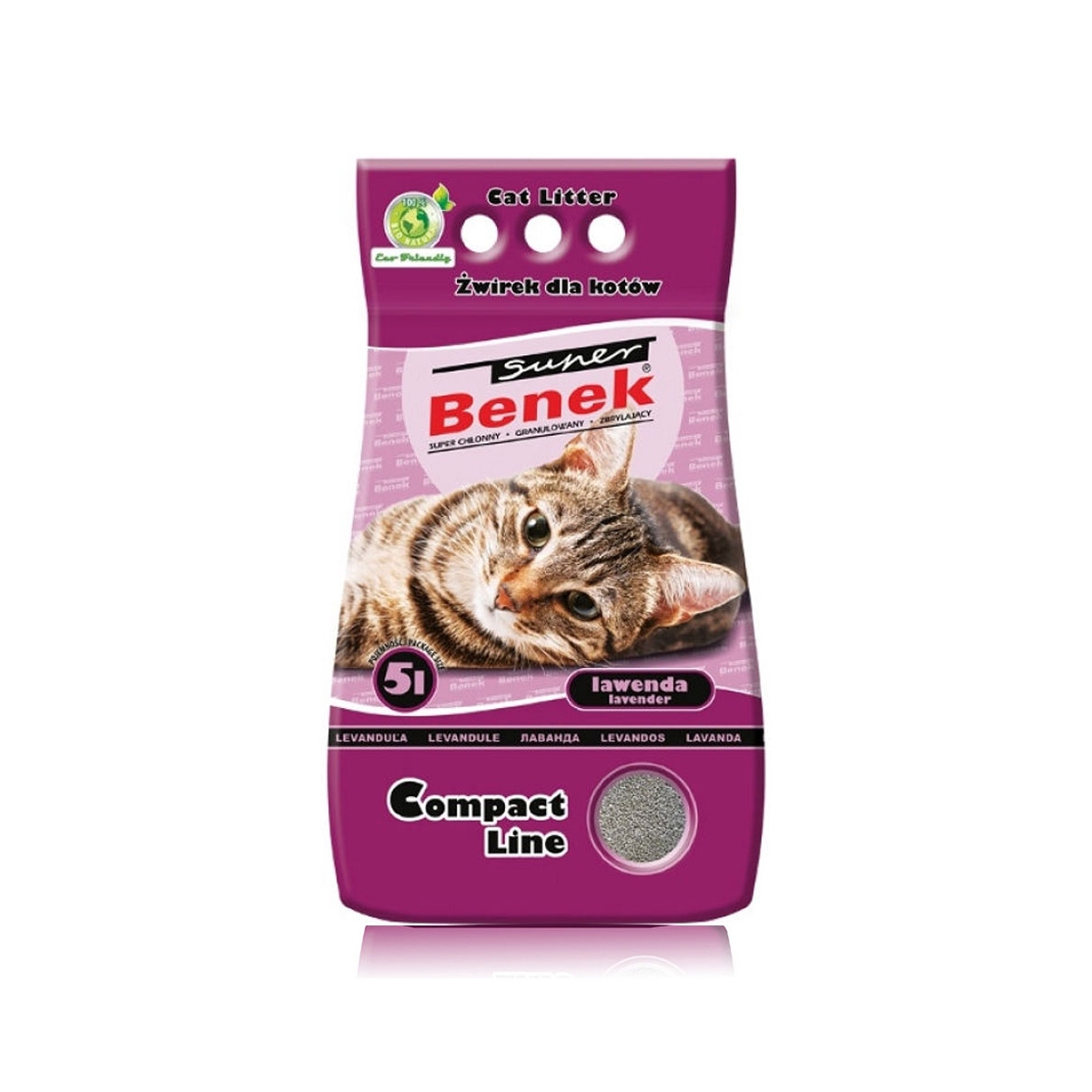 Super Benek Compact pakaiši ar lavandas smaržu, 5 L