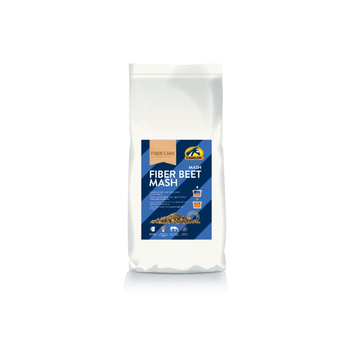 Cavalor horse dryfood fiber biešu biezenis zirgiem 15 kg - Produkta attēls