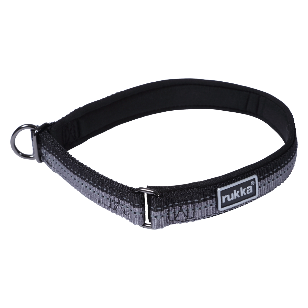 Rukka Beam Slip suņu kakla siksna, S izmērs, 20 mm/35-45 cm, melna - Produkta attēls 1