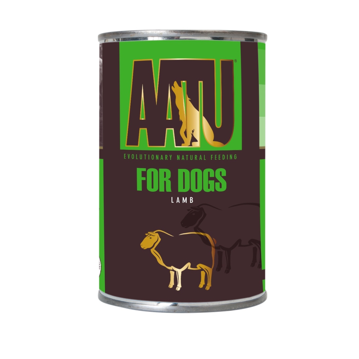 AATU mitrā barība suņiem, jērs, 400 g - Produkta attēls