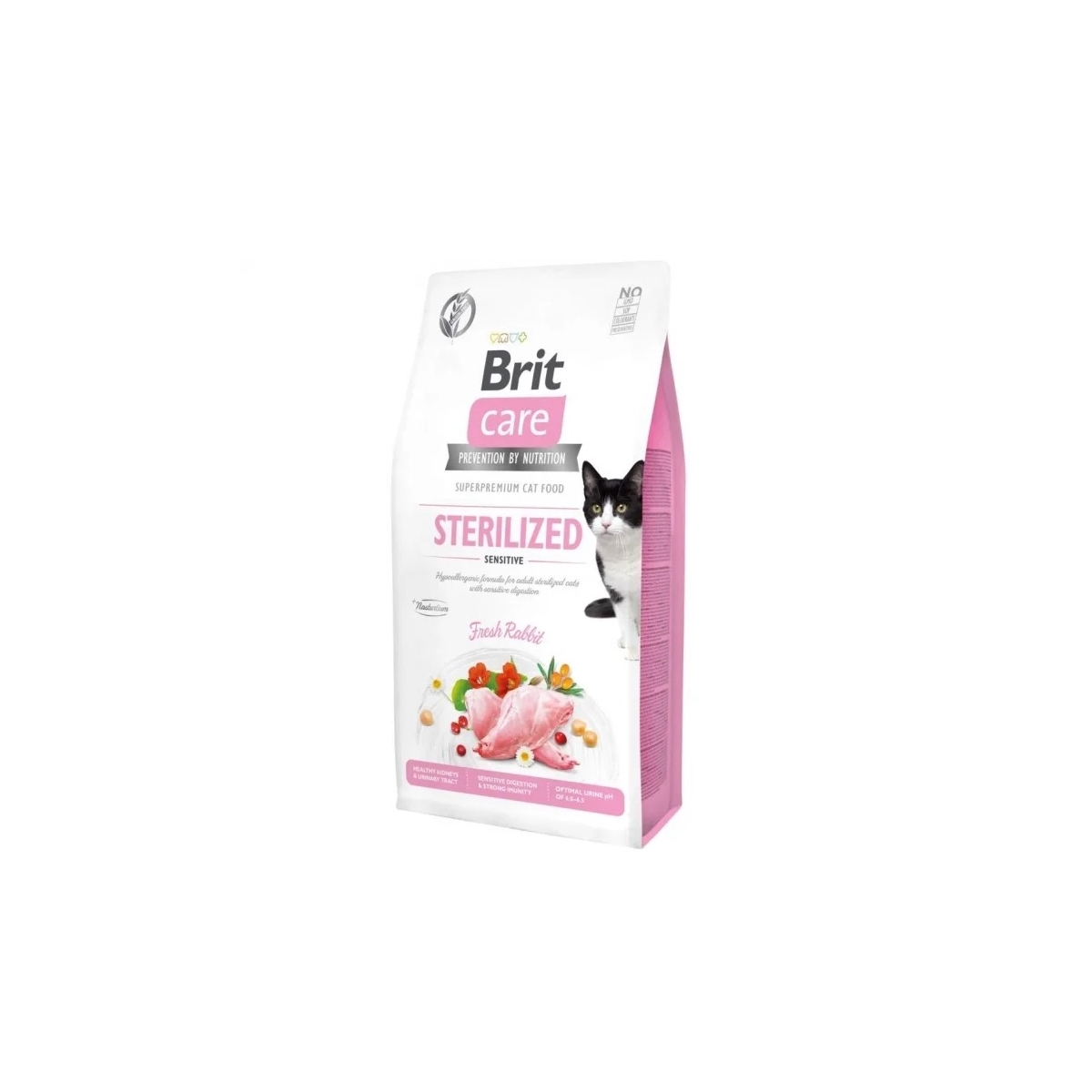 BRIT Care Sterilized barība sterilizētiem kaķiem, trusis, 7kg - Produkta attēls