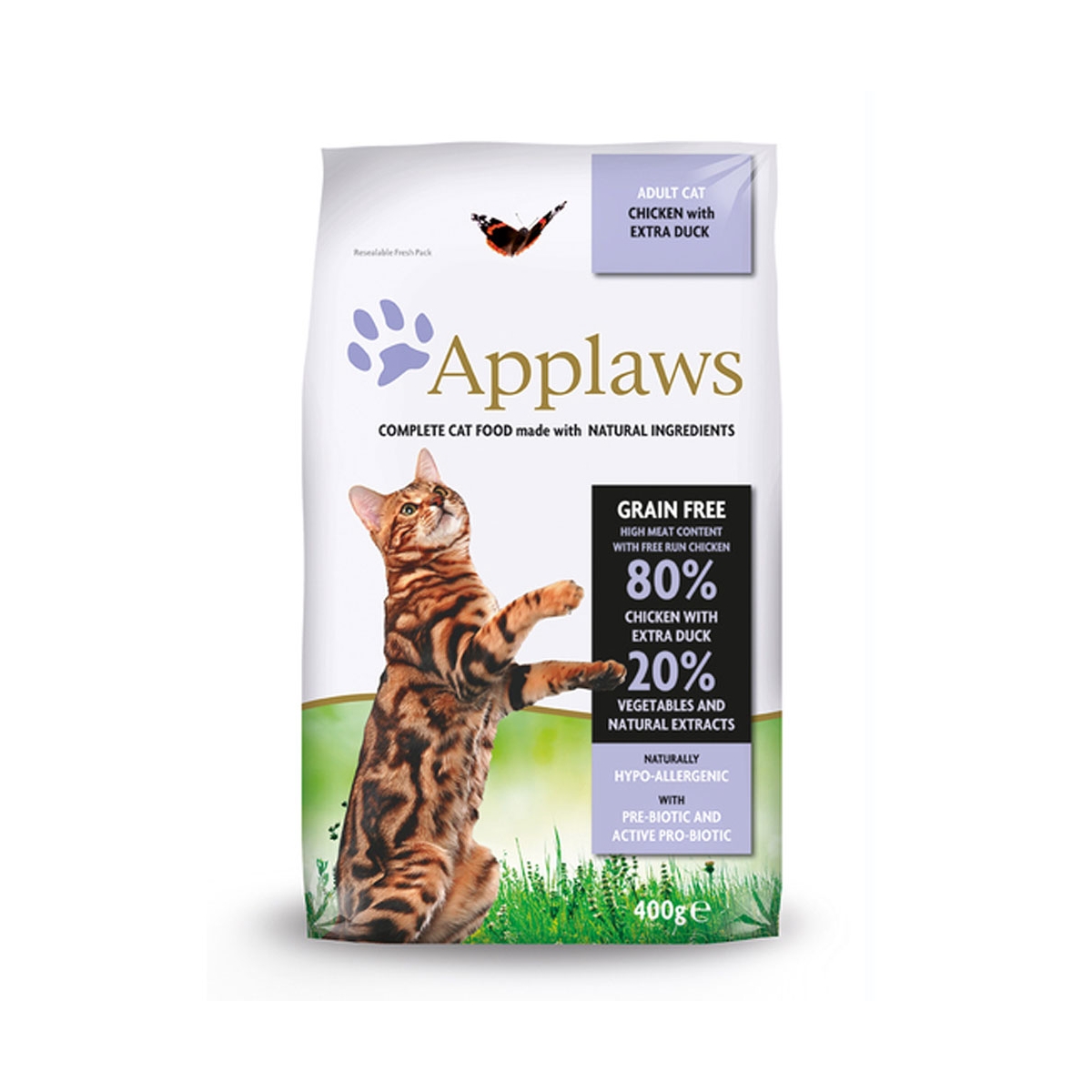 Applaws barība kaķiem ar vistu un pīli, 400 g