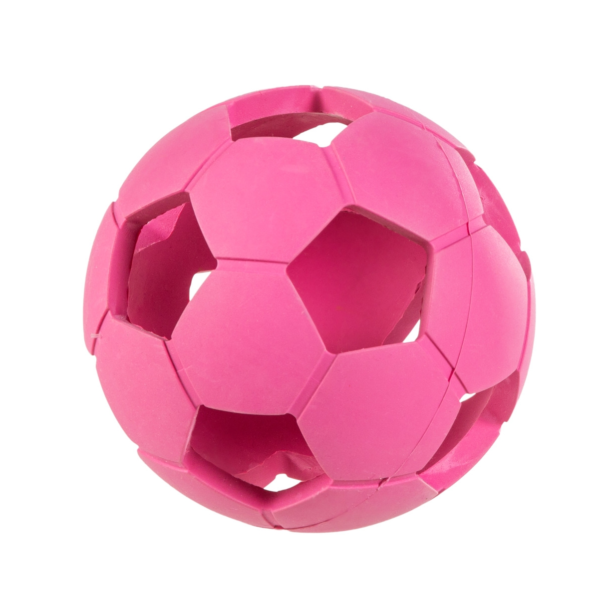 LITTLE&BIGGER Soccer Ball rotaļlieta suņiem, 11cm, rozā - Produkta attēls