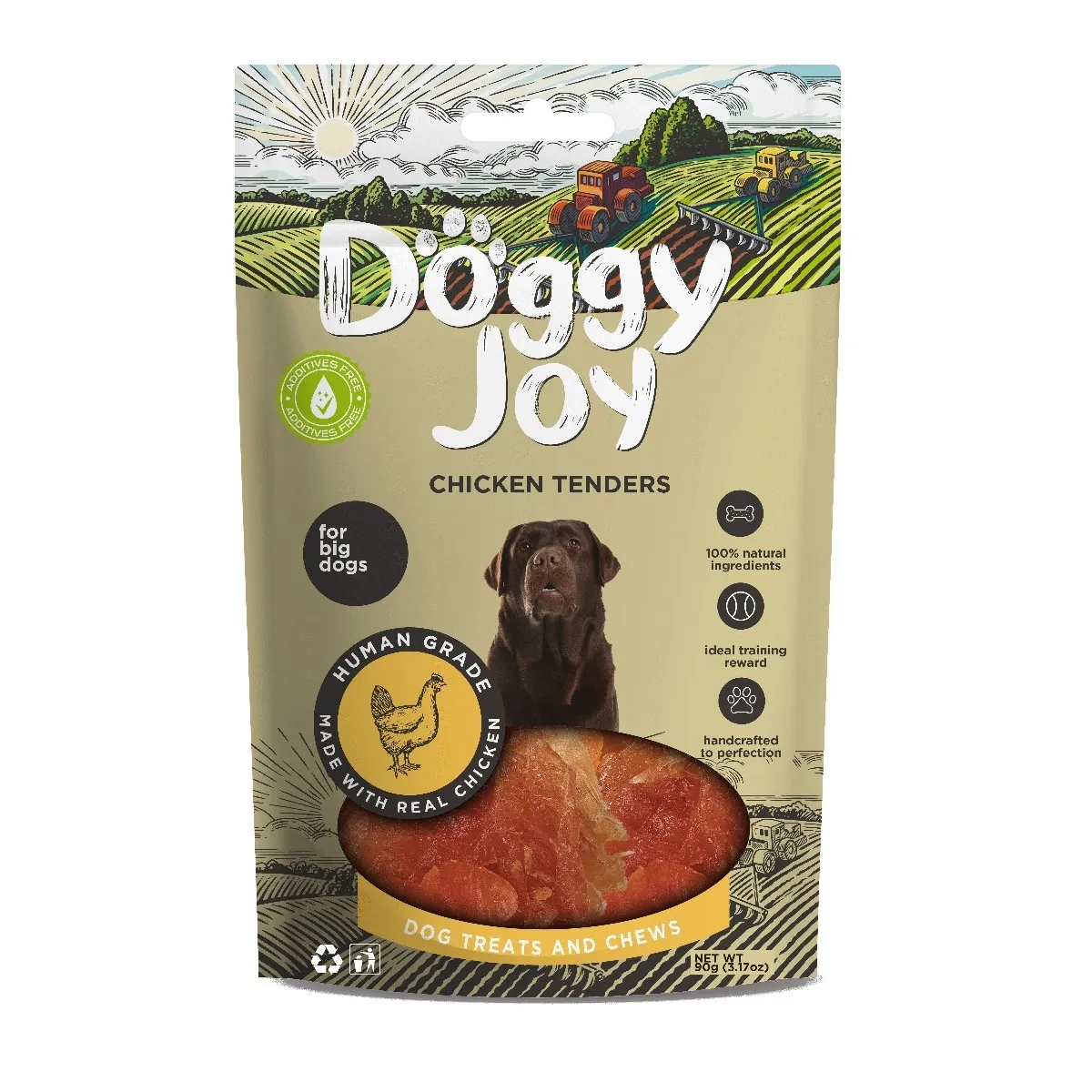 Doggy Joy vistas gaļas izlase suniem, 90g - Produkta attēls