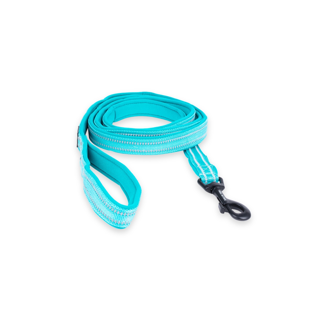 FEEL ACTIVE Padded pavada suņiem, 2 x 200 cm, tirkīza - Produkta attēls