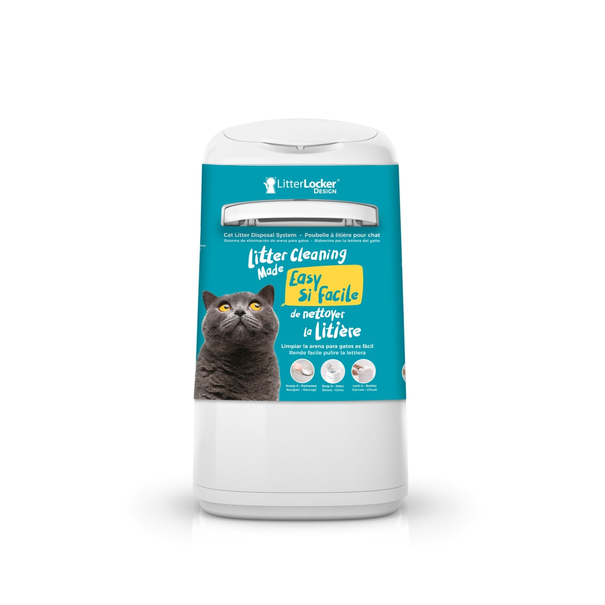 Litterlocker Poubelle Design kaķu atkritumu utilizācijas sistēma - Produkta attēls