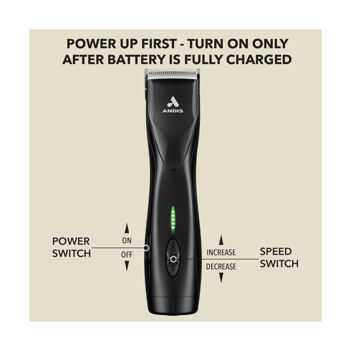 ANDIS Pulse ZR II Vet Pack apmatojuma griešanas ierīce - Produkta attēls