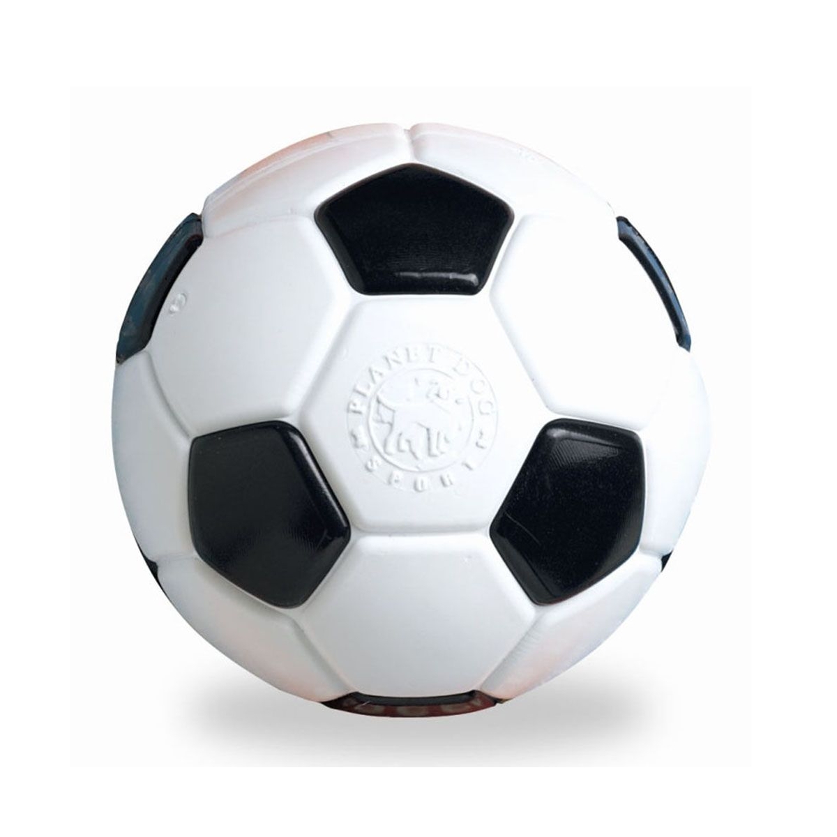 PlanetDog Sport futbola bumba melna/balta - Produkta attēls