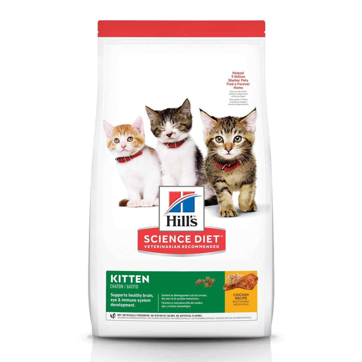 Hills kaķēnu sausā barība ar vistu, 400g - Produkta attēls