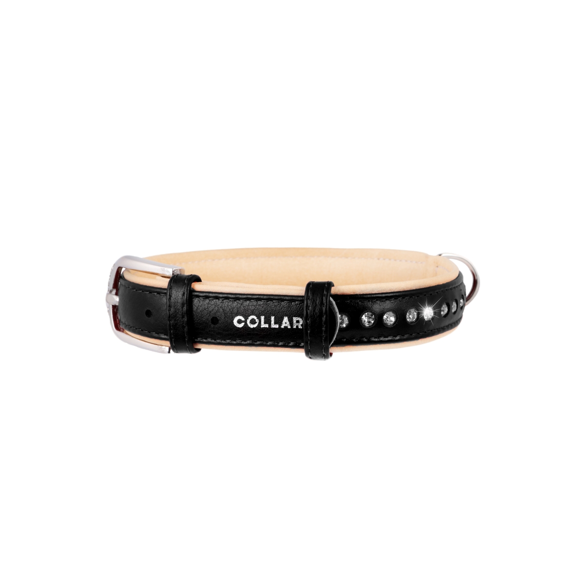 Collar Brilliance kakla siksna, 21-27 cm, melna - Produkta attēls