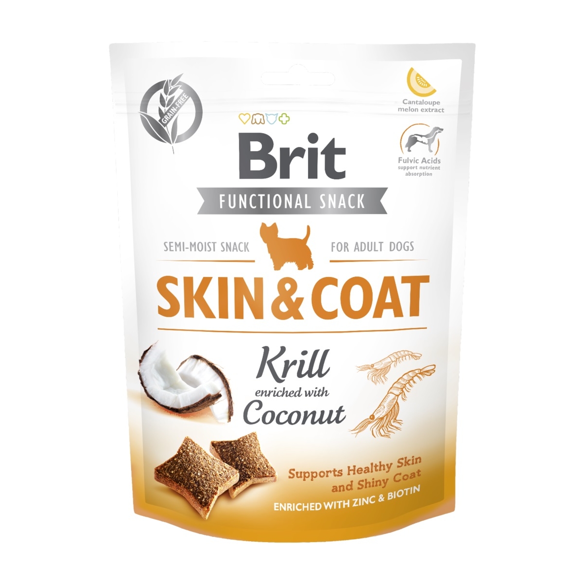 BRIT Functional Skin&Coat gardumi suņiem, krils, 150g - Produkta attēls