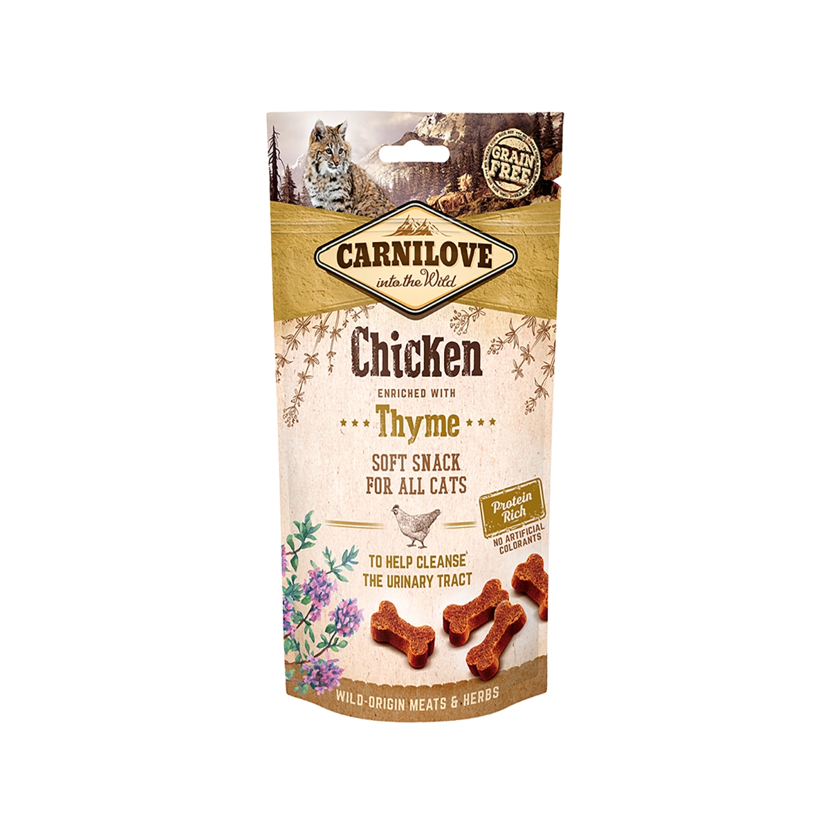 CARNILOVE gardums kaķiem ar timiānu 50g - Produkta attēls