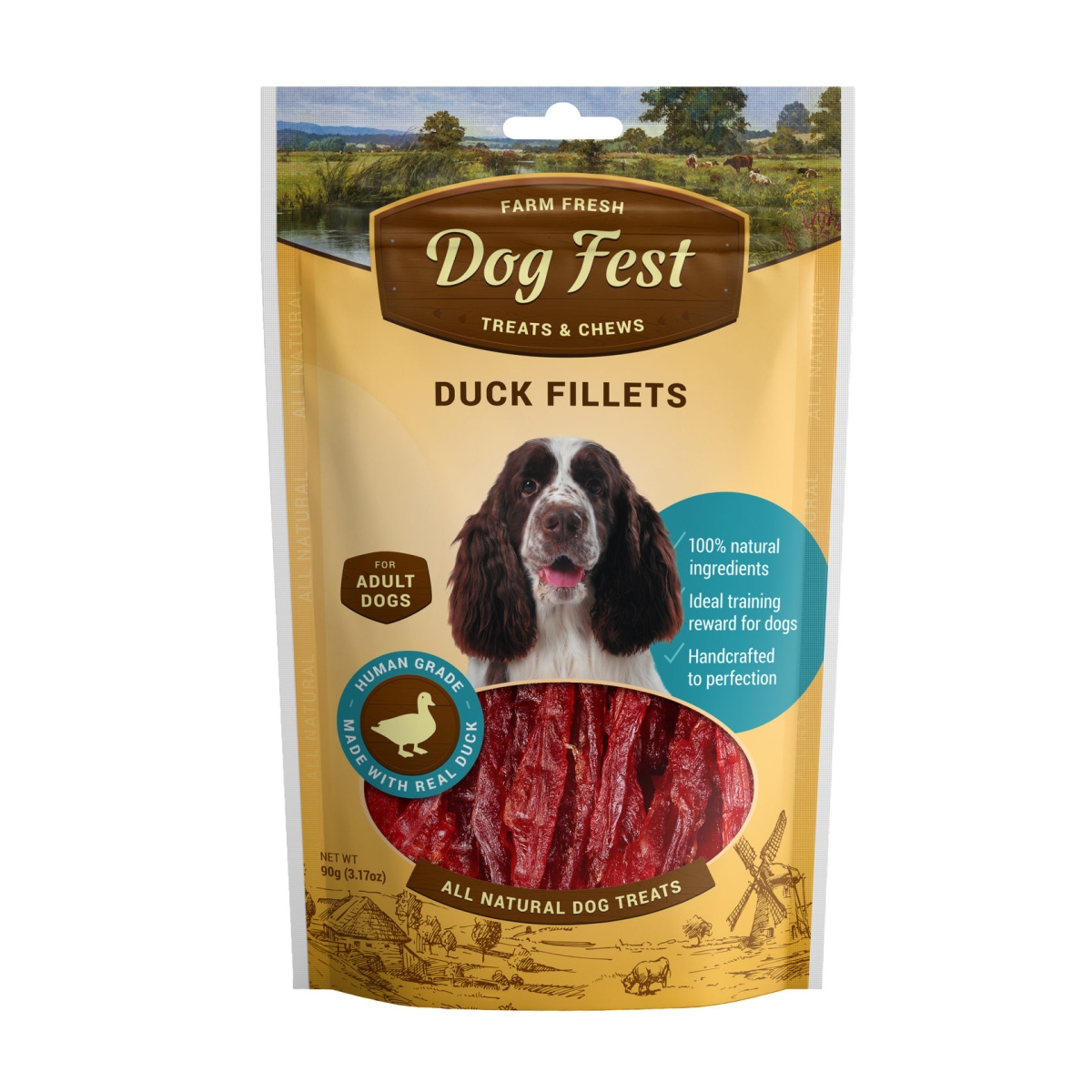 Dog Fest pīles fileja suņiem 90g - Produkta attēls