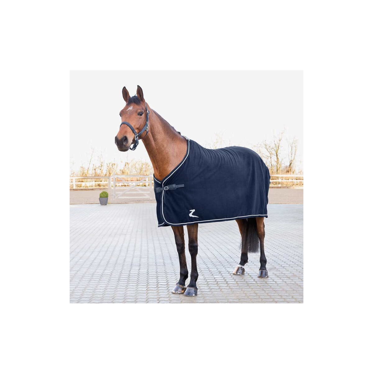 HORZE HOBUSE FLIISTEKK SHOW COOLER 145CM T.SININE - Produkta attēls