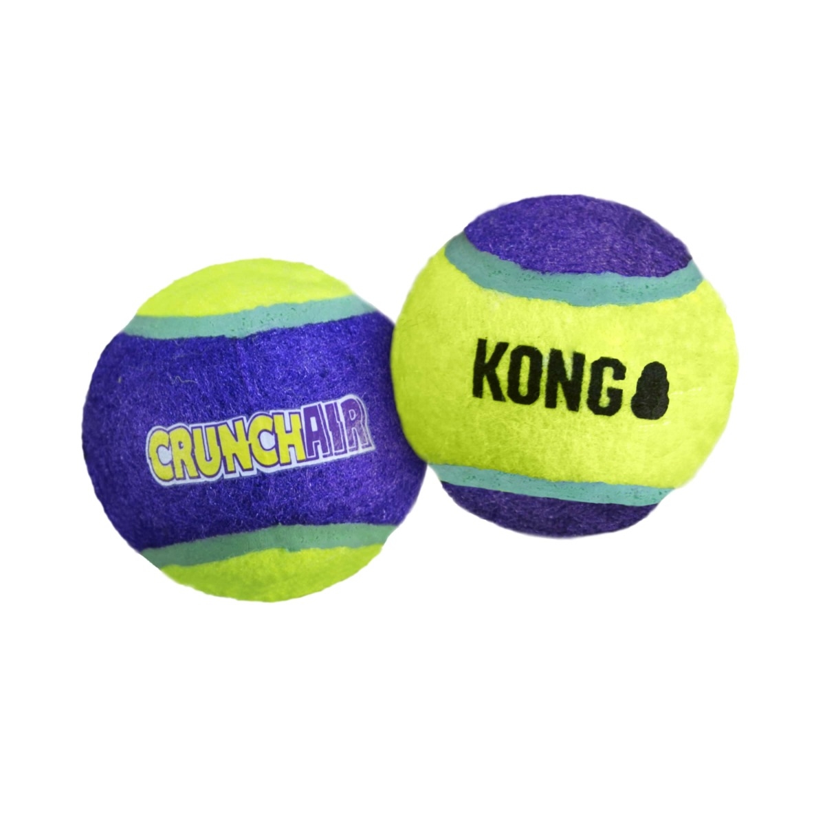 KONG CrunchAir tenisa bumbiņa suņiem, M, 3gab. - Produkta attēls 1