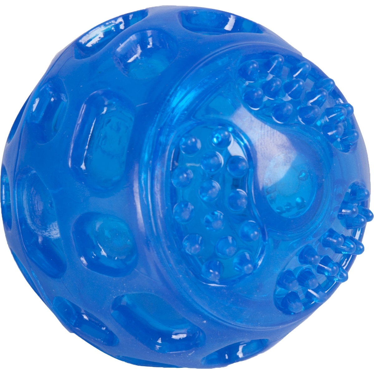 FLAMINGO Bordy Ball + LED rotaļlieta suņiem, d-7,5cm - Produkta attēls