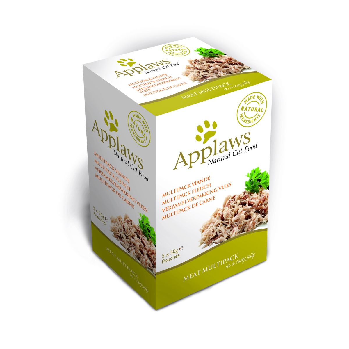 Applaws konservētā barība ar vistu želejā kaķiem, 5 X 50 g - Produkta attēls